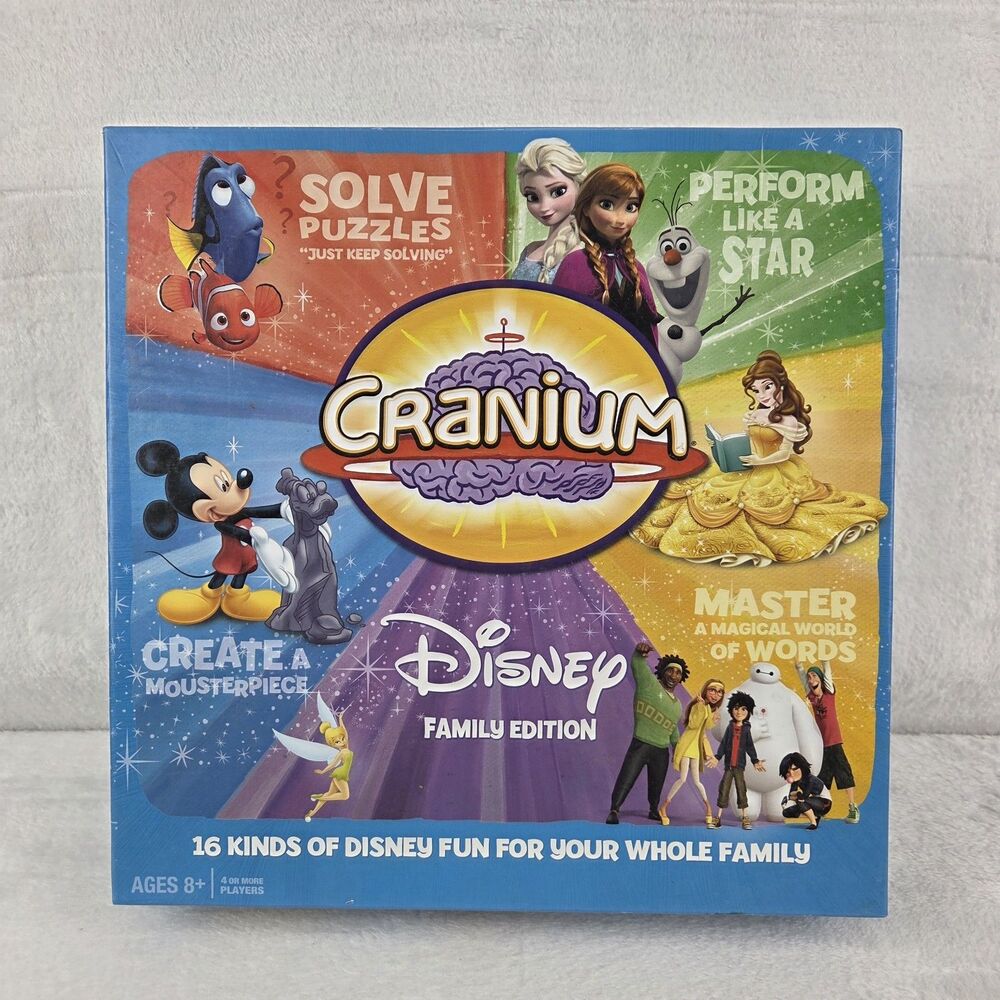 Disney Cranium Family Edition Board Game Hasbro 2015 Complete